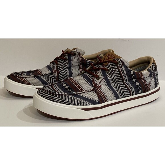 Hooey Twisted X Mens 11 Loper Dark Baja Aztec Tribal Shoes Kicks Sneaker MHYC025 - Picture 3 of 13